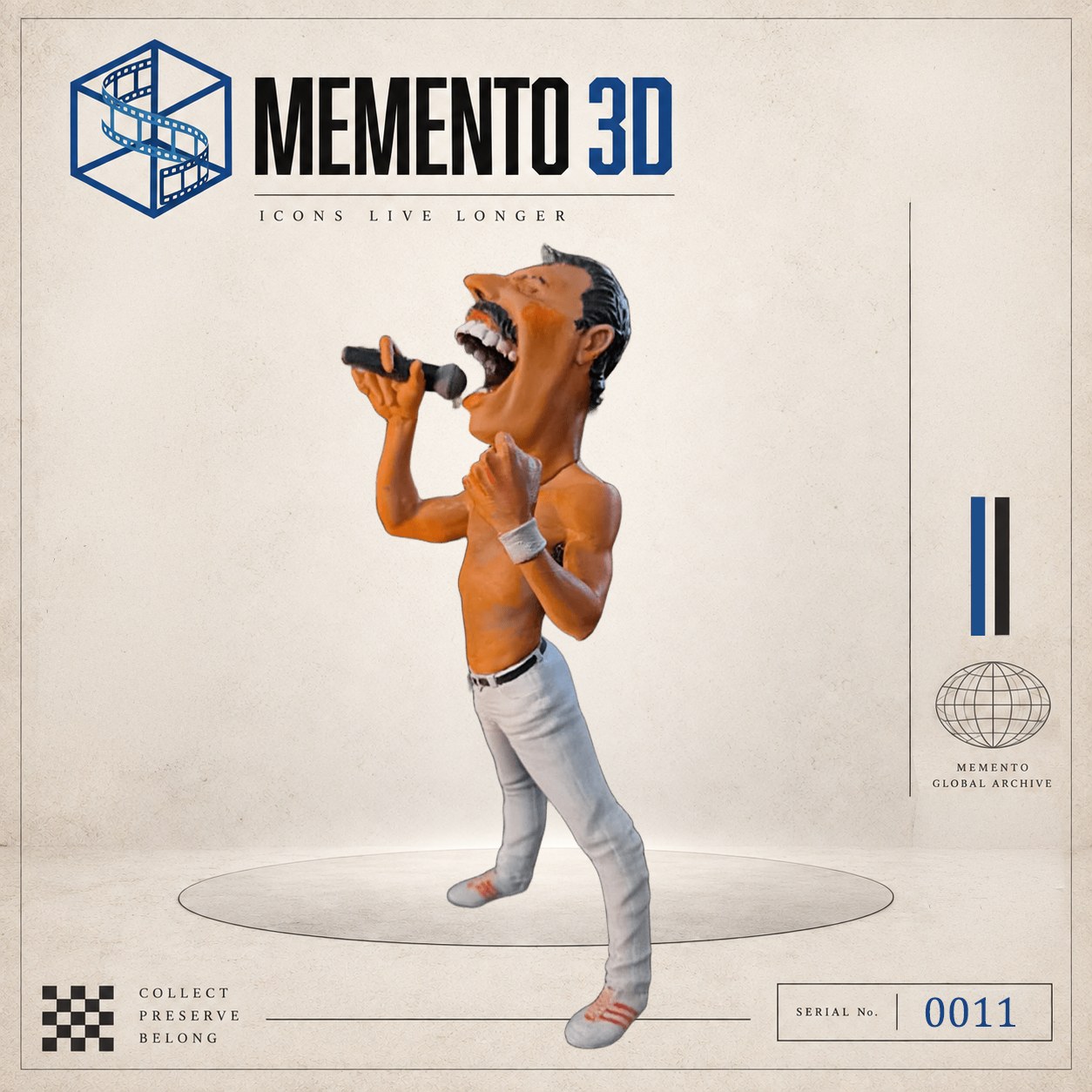 El frontman — figura de colección Memento, serie 0011